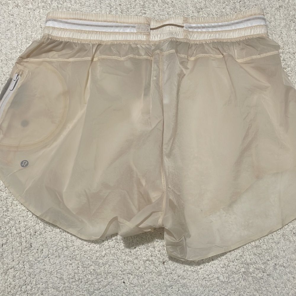 lululemon athletica Cream Athletic Shorts - Picture 2 of 12